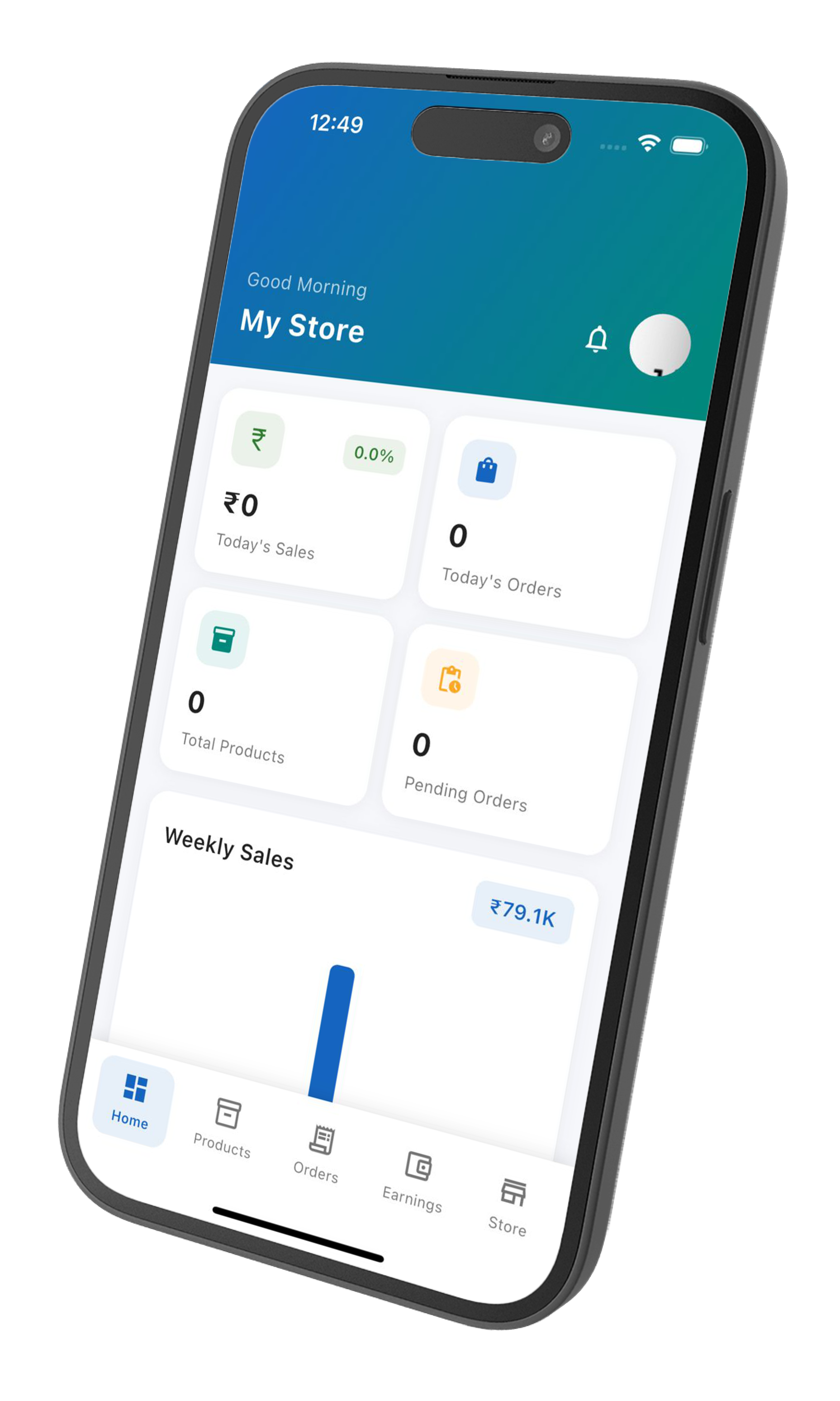 Seller dashboard app
